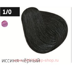 OLLIN PERFORMANCE  1/0 иссиня-черный 60мл Перманентная крем-краска для волос