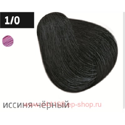 OLLIN PERFORMANCE  1/0 иссиня-черный 60мл Перманентная крем-краска для волос