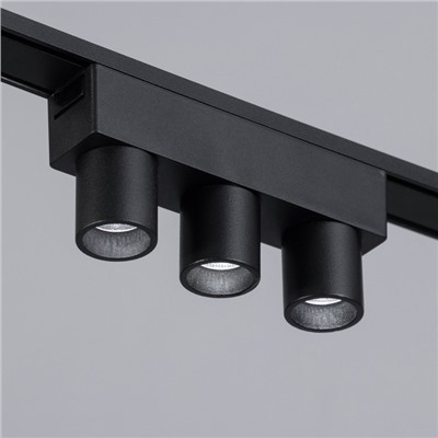 Светильник трековый ULTRA «Три бочонка», светодиодный, 6 Вт, 48 В, 3000K-5700К, CRI90, 12.2×2.6×5.5 см, чёрный