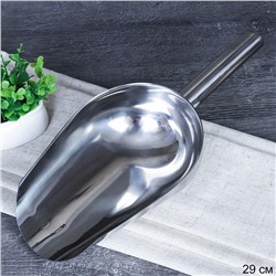 Совок для сыпучих продуктов 29 см металл / S-12 /уп 200/ 0,174