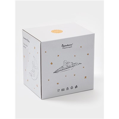 Чайная пара Quinsberry «Маленький принц», чашка 440 мл, блюдце d=16 см, фарфор, белая