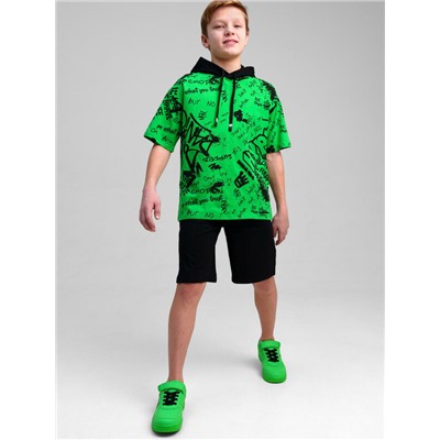 Комплект трикотажный для мальчиков: фуфайка (футболка), шорты