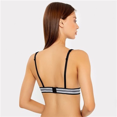 Бюстгальтер с треугольными чашечками женский Mark Formelle, чёрный, размер 75 С