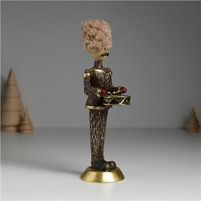 Фигурка полистоун «Солдатик с барабаном», 5×6×19 см