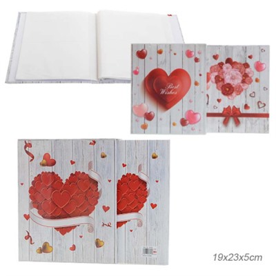 Фотоальбом 80 фото 10x15 Сердце / 9348 /уп 48/ 20 листов