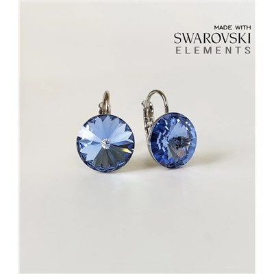 Серьги с кристаллами Swarovski