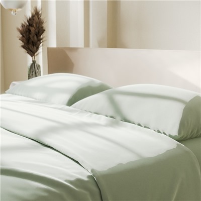 Постельное бельё 1.5-спальное LoveLife Green tea, микрофибра