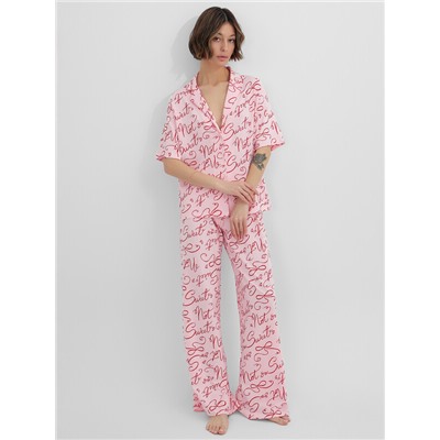 КОМПЛЕКТ ЖЕНСКИЙ (РУБАШКА, БРЮКИ) 592554