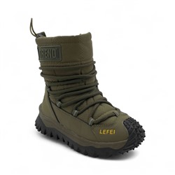 Сапоги мембранные на меху 1341-4М зеленые