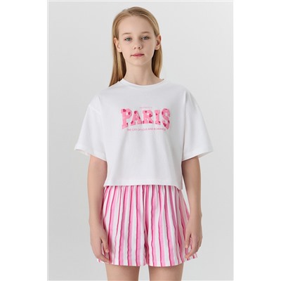 Комплект для девочек (футболка, шорты) MARK FORMELLE, 1230066