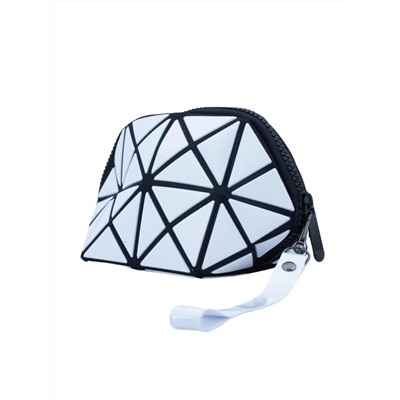 “‣”  COSMETIC BAG - РОМБОВИДНАЯ КОСМЕТИЧКА ПЕНАЛ БЕЛАЯ COSMETIC BAG WHITE, 1 ШТ.