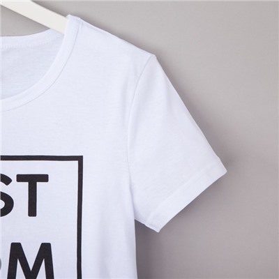 Футболка женская KAFTAN Best, белая, размер 44