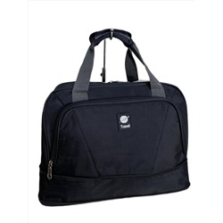 Дорожная сумка из текстиля, цвет черный