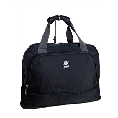 Дорожная сумка из текстиля, цвет черный