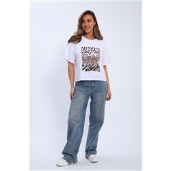 Футболка женская Modellance c принтом 32078