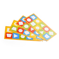 Лото развивающее (цветные фигурки)