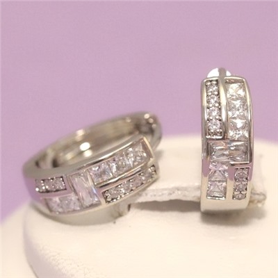 Серьги родий Н01-13873