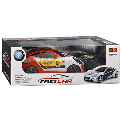 Машина "Fast car" р/у, 27 MHz, в коробке