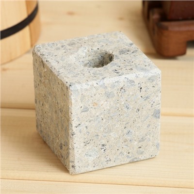 Испаритель для бани и сауны, талькохлорит, 6×6×6 см, 1 отверстие