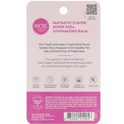 EOS, Super Soft Shea Lip Balm, Triple Mint, 0.25 oz (7 g)