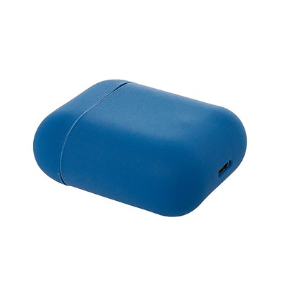 Чехол - Soft touch для кейса "Apple AirPods" (blue)
