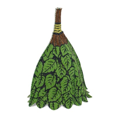 Шапка для бани и сауны «Веник», полиэфир 70%, шерсть 30%