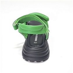 23-565F зел Босоножки для девочек (33-38)/12