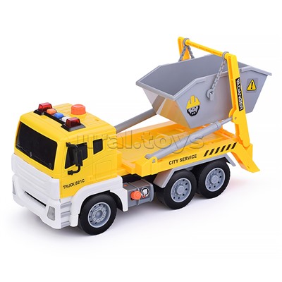 Машина "Спецтехника" на батарейках, в коробке 1:12