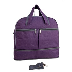 Дорожная сумка из текстиля, цвет фиолетовый