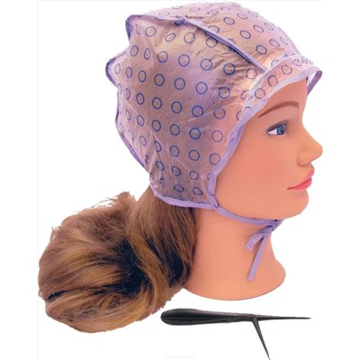 Dewal Шапочка для мелирования с крючком СА-9151, 4 шт., фиолетовый 1992