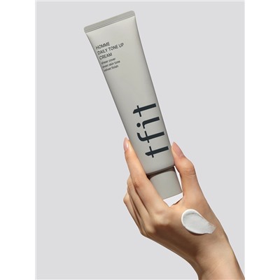 TFIT - КРЕМ ДЛЯ ВЫРАВНИВАНИЯ ТОНА С АМИНОКОМПЛЕКСОМ И НИАЦИНАМИДОМ HOMME DAILY TONE UP CREAM, 100 ГР