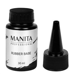 MANITA База для гель-лака каучуковая без кисточки / Rubber, 30 мл 22353