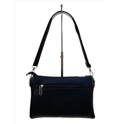 Женская сумка из искусственной кожи, цвет черный