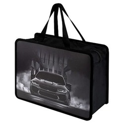 Папка пластиковая для тетрадей А4 на молнии с ручками "ДРАЙВ" 72350 Феникс