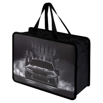 Папка пластиковая для тетрадей А4 на молнии с ручками "ДРАЙВ" 72350 Феникс