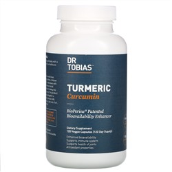 Dr. Tobias, Turmeric Curcumin, 120 Veggie Capsules