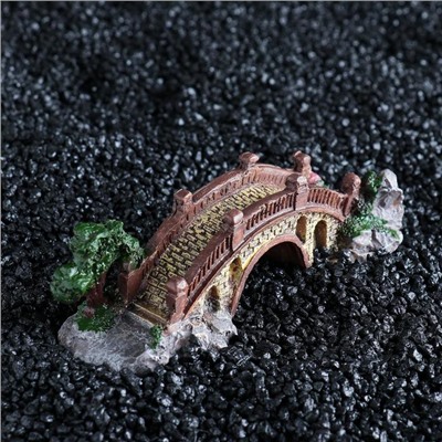 Декор для аквариума «Мост», 15.5×6×5 см