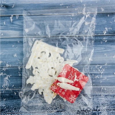 Ёлочная игрушка «Зимнее волшебство. Часики - ходики», 9×11 см, белый