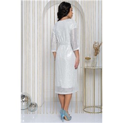 Платье праздничное Просто сияй (серебро) П14477-7М