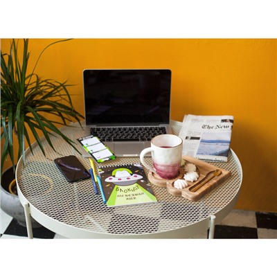 Кружка Доляна «Космос», 400 мл, фарфор, белая, красная