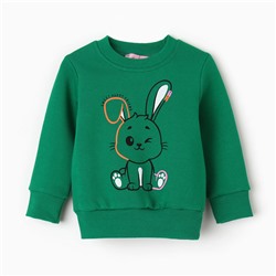 Джемпер детский, цвет зеленый, рост 98