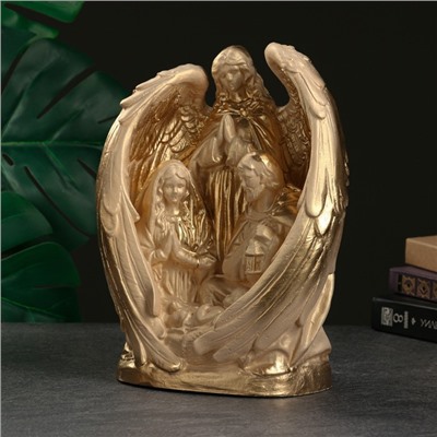 Фигура гипс «Ангел Хранитель», слоновая кость, 31×24×14.5 см