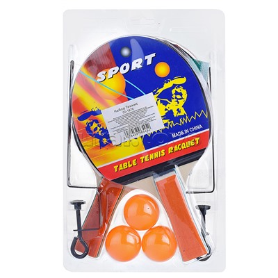 Набор для настольного тенниса, на листе