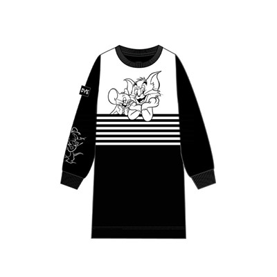 Платье трикотажное для девочек