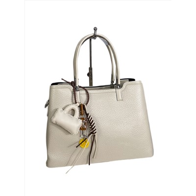 Женская сумка из искусственной кожи, цвет молочный