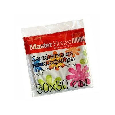 Салфетка из микрофибры Голландские цветы 30x30см