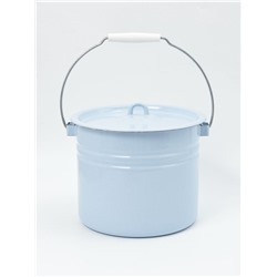 УЦЕНКА Ведро 9 л цельнотянутое с крышкой светлое