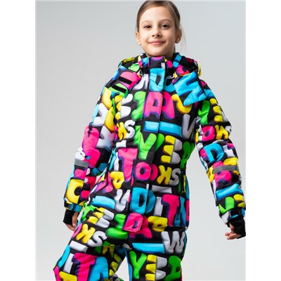 Комбинезон текстильный с полиуретановым покрытием для девочек