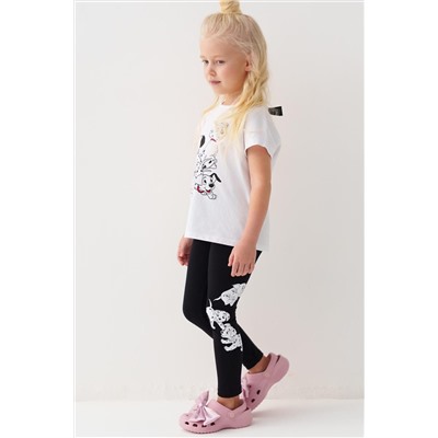 Брюки трикотажные для девочек (легинсы), 2 пары в комплекте PLAYTODAY, 1240258