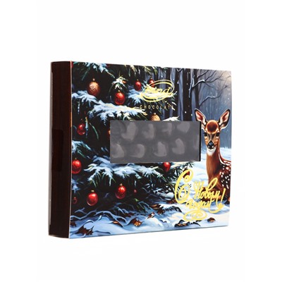 Шоколадное драже «Малина в темном шоколаде», Золотой Новый Год, 100 г